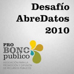 Desafío AbreDatos 2010, interesante iniciativa para la difusión de datos públicos