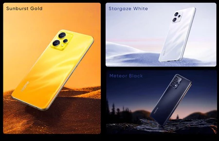 Realme 9 4Gのさまざまな色