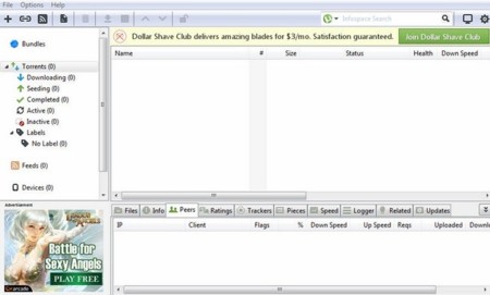 uTorrent vuelve a permitir activar y desactivar la publicidad