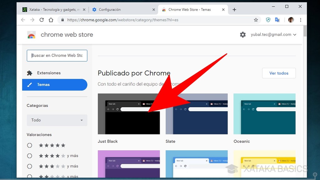 Nuevo tema oscuro de Chrome cómo activar este y otros temas oficiales