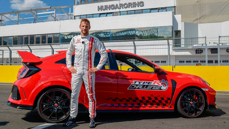 Jenson Button cierra el círculo con un nuevo récord del Honda Civic Type R: esta vez, en Hungaroring