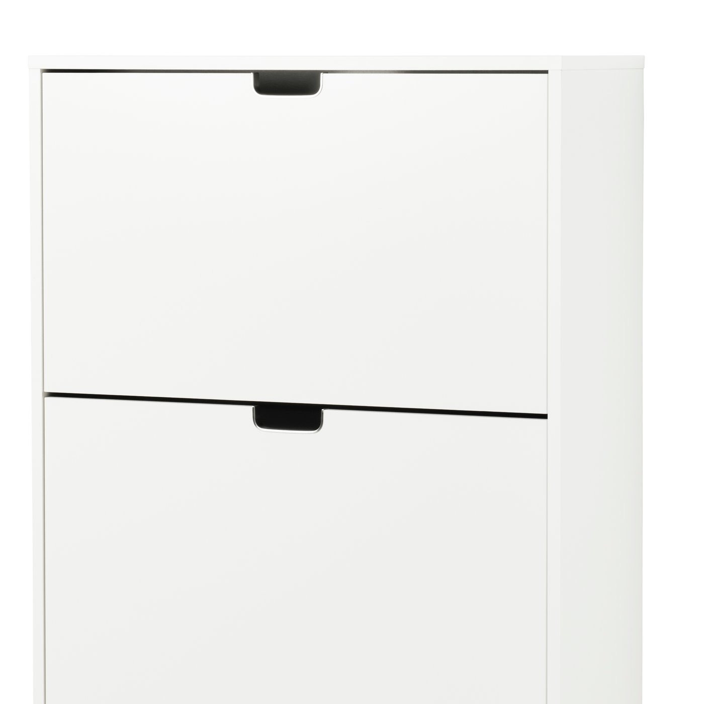 STÄLL Zapatero con 3 compartimentos, blanco, 79x29x148 cm