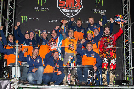 Ryan Dungey Jeffrey Herlings Marvin Musquin Ktm Smx Veltins Arena 2016