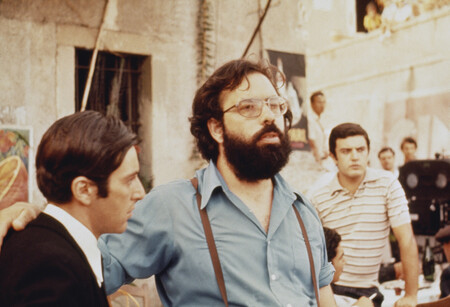 Francis Ford Coppola en el rodaje de 'El padrino'