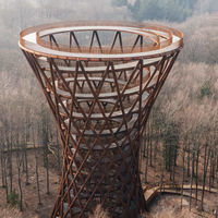 Forrest Tower, la espiral en un bosque danés que casi te hace tocar las nubes 