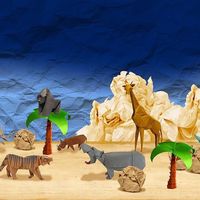 19 manualidades fáciles con niños: figuras de papel realizadas con el arte japonés de origami