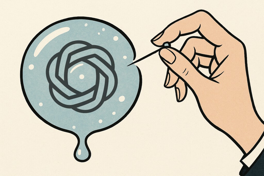 El mayor miedo de OpenAI no es que la burbuja estalle. Es que lo haga antes de tiempo