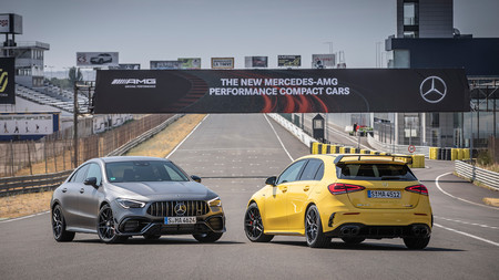 Los Mercedes-AMG A 45 S y CLA 45 S, de 421 CV, ya tienen precio para España: desde 73.050 y 76.725 euros