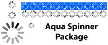 Aqua Spinners, pon un icono de espera a la Aqua