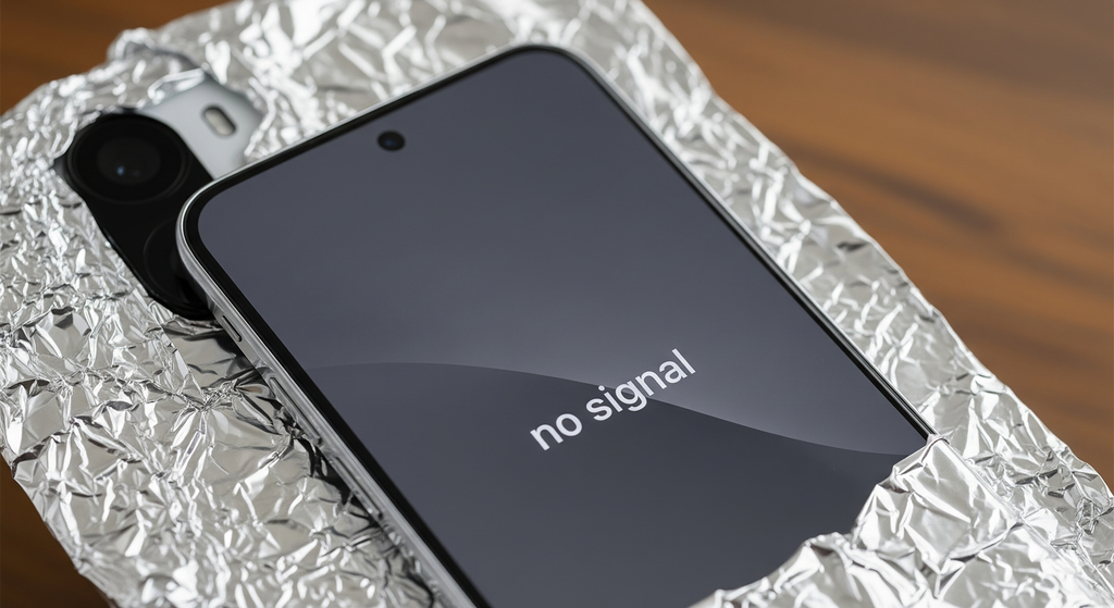 Si envuelvo mi móvil en papel de aluminio, se vuelve irrastreable: ¿Es verdad o mito?  