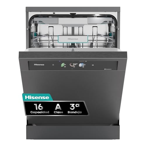 Hisense HS693A90ADBX - Lavavajillas Clase A, 16 Servicios