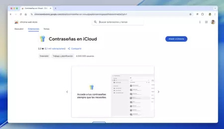 Contraseñas en iCloud en Chrome Contraseñas en iCloud en Chrome