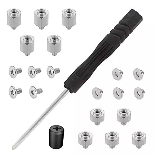 Akuoly Juego de Tornillos M.2 SSD para M.2 SSD NVMe Montaje para Placa Base de ASUS, Tornillos SSD M2 Standoffs, 22 Piezas