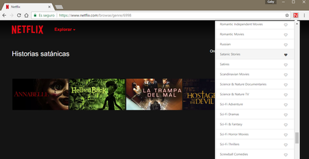 Ya tenemos una extensión de Chrome para acceder a todas esas categorías secretas de Netflix