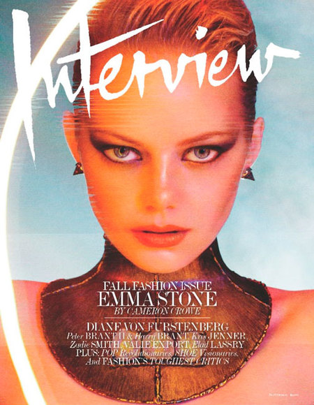 Emma Stone, qué ochentera te me pones en Interview