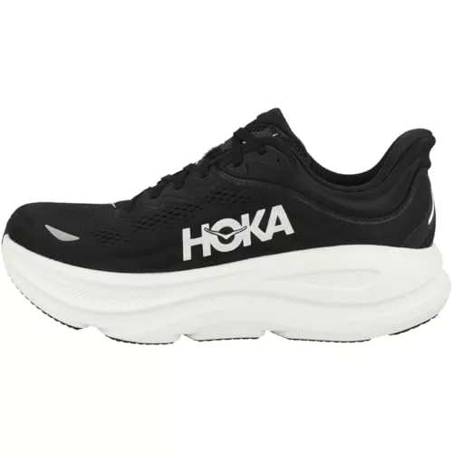 Hoka One One 1162011-BWHT Bondi 9 Hombre Black/White EU 44