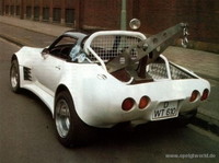 El viejo Opel GT convertido en grúa y otras extrañas transformaciones