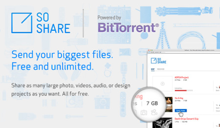 SoShare, así funciona la renovada herramienta de BitTorrent que permite enviar archivos de hasta 1 TB