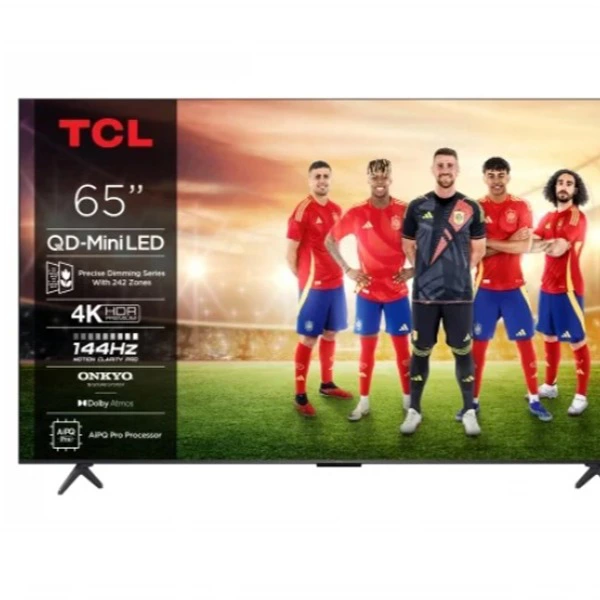 TV TCL 65C61K 65" (165,1 cm), MiniLED, 4K UHD, 144 Hz, Procesador AiPQ Pro, Smart TV, Quantum Dot