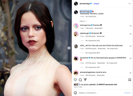 Nueva Cara Jenna Ortega 1