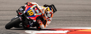 A Luca Marini no le parecía tan mala la Honda de Marc Márquez: "Hemos perdido los puntos fuertes de esa moto" 