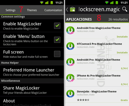 MagicLocker, personaliza la pantalla de bloqueo de tu Android (actualizado)