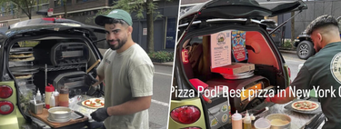 Um chef de Nova York fez algo com seu carro: transformou-o em uma pizzaria com fornos que fatura 12 mil dólares por mês 