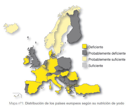 Mapa de déficit de yodo