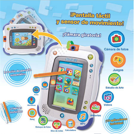 Ya es posible descargar canciones infantiles desde las tabletas infantiles de Vtech