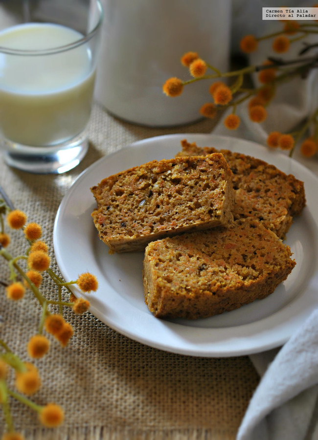 bizcocho de zanahoria