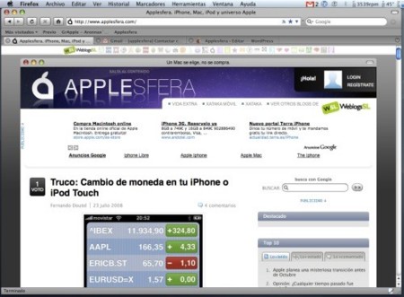 Haz que Firefox 3 tenga la misma apariencia de Safari
