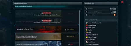 Expediciones Palworld Actualizacion