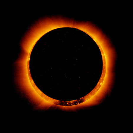 Las fotografías del eclipse anular de sol de 2012