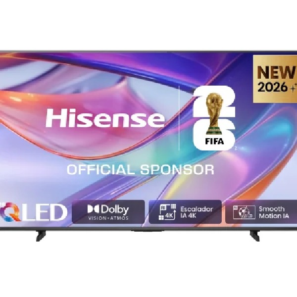 Smart TV QLED 43" (109,22 cm) Hisense 43E79S con IA , 4K UHD, 60 Hz
