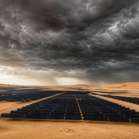 Hace 10.000 años, el Sahara era verde y tenía fauna. Los paneles solares que generan lluvia en el desierto podrían repetirlo