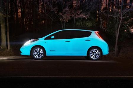 ¿Un Nissan Leaf que brilla en la oscuridad?