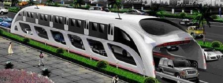 Proyecto chino para construir un autobús para 1200 pasajeros