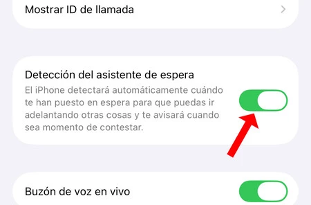 Llamada Espera iPhone iOS 26