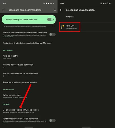 Whatsappの偽の位置情報