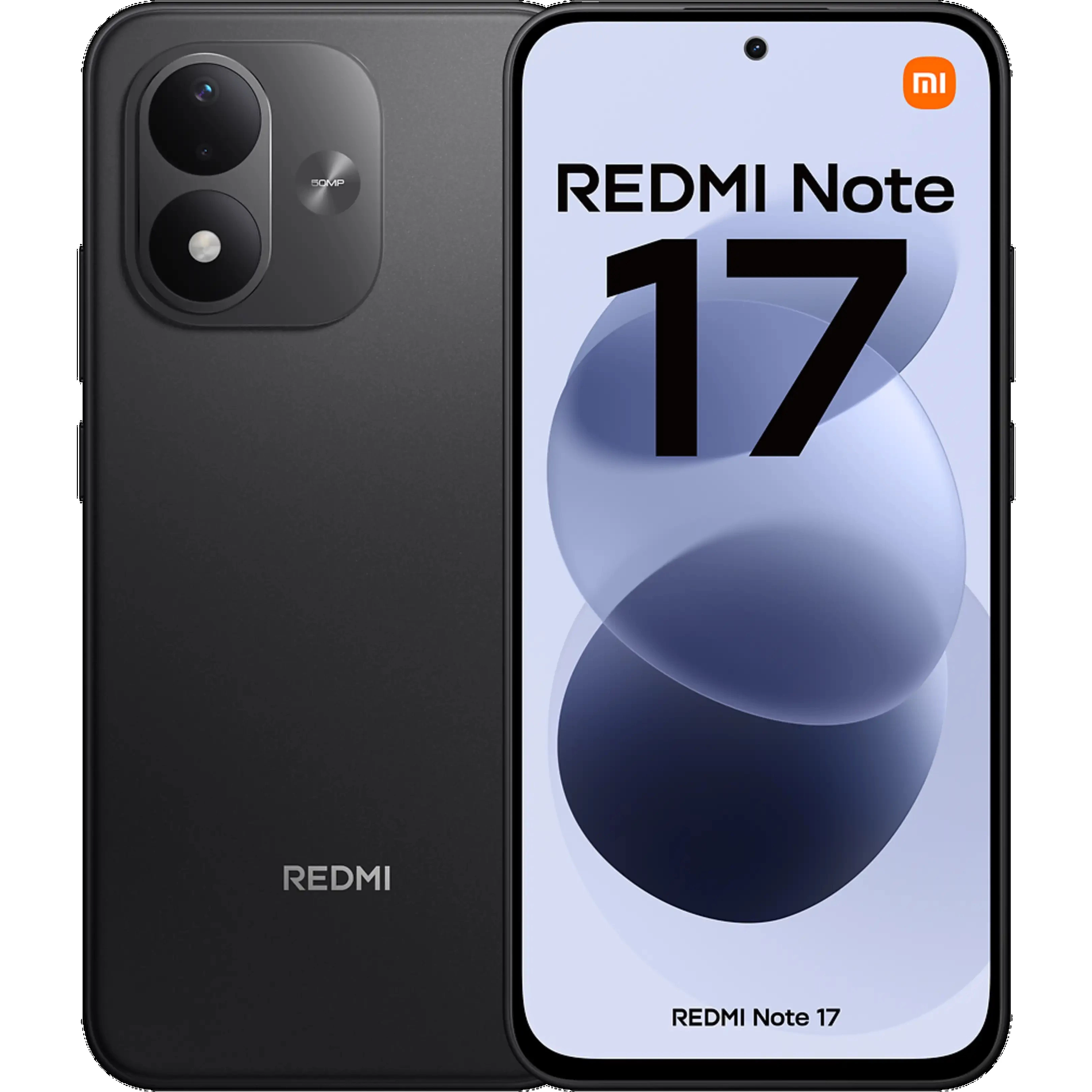Xiaomi Redmi Note 17, Negro, 256GB, 6GB RAM, 6.99" AMOLED, Snapdragon 6s 4G Gen 2, 7700 mAh