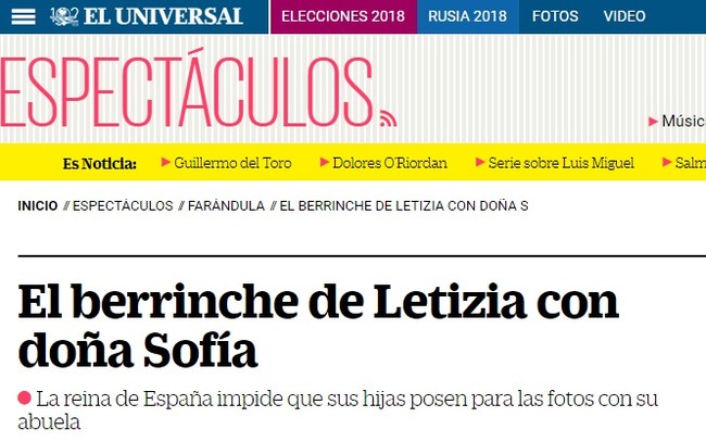 letizia sofia periodicos internacionales