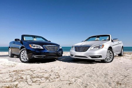 El Chrysler 200 Convertible se quita la capota y el camuflaje