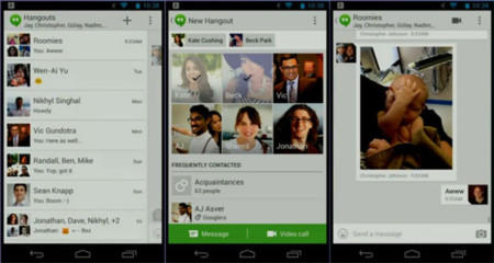 Google presenta Hangouts, su esperada aplicación de mensajería multiplataforma