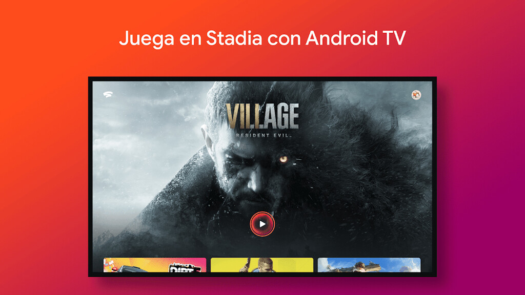 Stadia para Android TV ya disponible para descargar en Google Play Store
