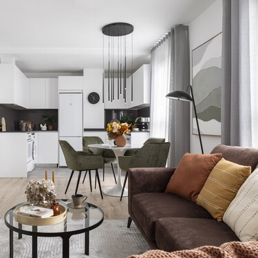 Si tuviera que reformar mi casa, copiaría las cinco ideas en tendencia de este piso de Málaga
