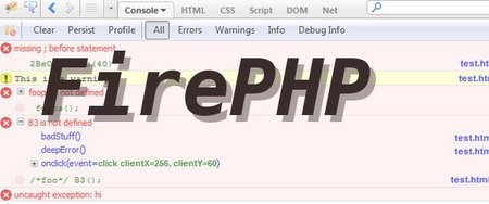 FirePHP, depurando código PHP desde Firebug
