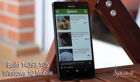 Microsoft lanza la Build 14393.105, una nueva actualización para Windows 10 Mobile