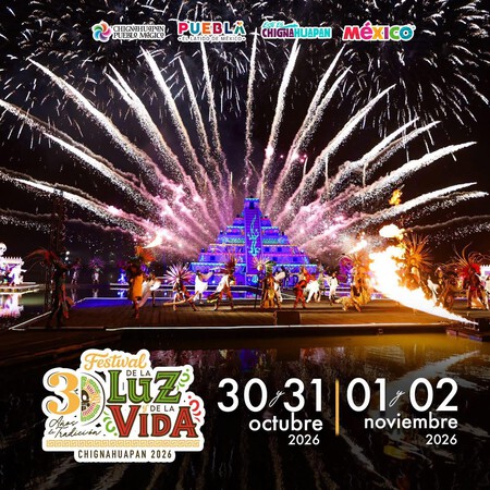 Este Pueblo Mágico de Puebla famoso por sus aguas termales y esferas que celebra 30 años de su Festival de la Luz y de la Vida por Día de Muertos del 30 de octubre al 2 de noviembre