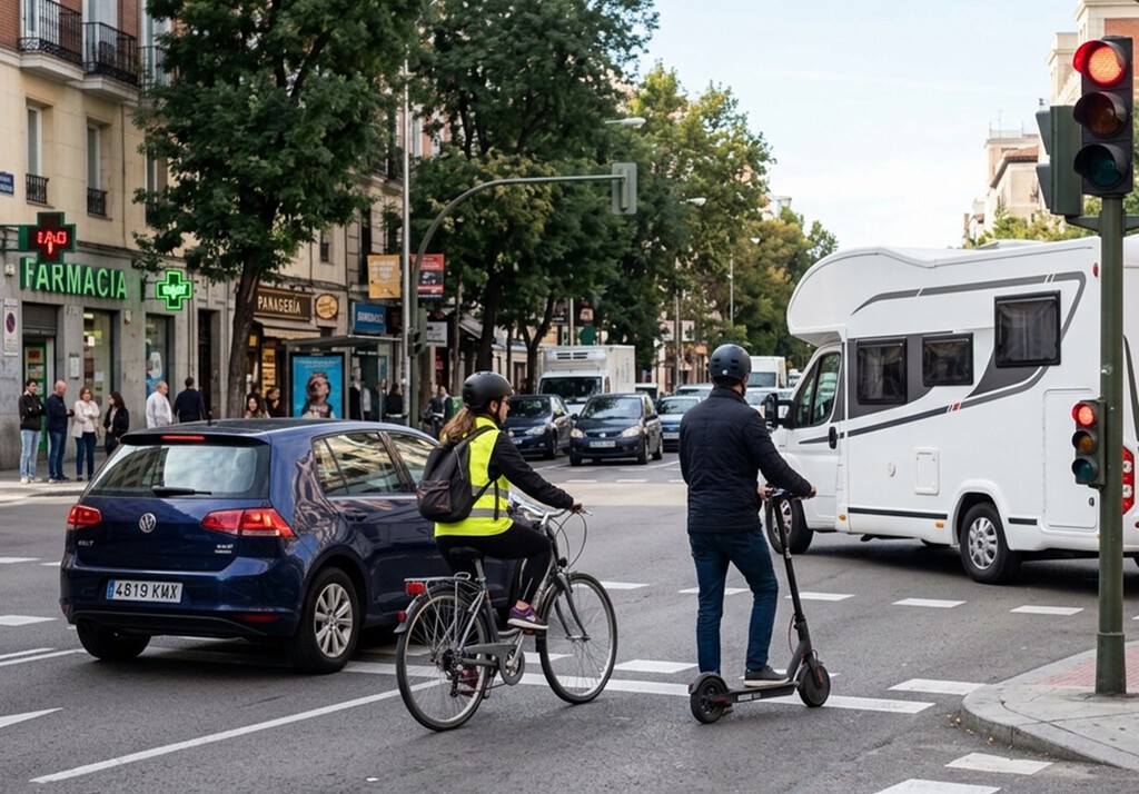 Es oficial, el Gobierno cambia las normas para los patinetes, ciclistas, motos y autocaravanas