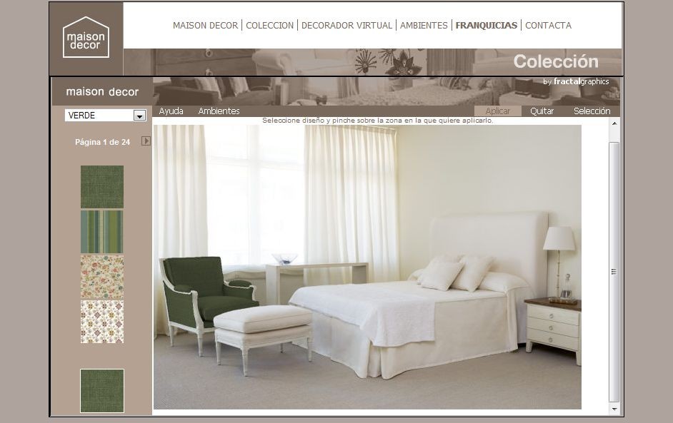 Elige tus tapicerías con Maison Decor